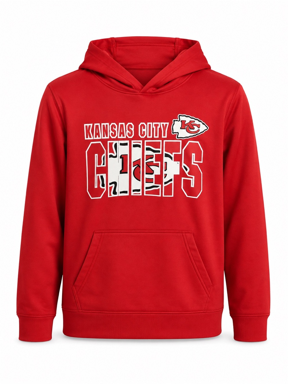 Youth Size XL 18/20 Red Hoodie - Team Logo Pullover, Like New 
❤️🏈❤️